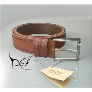 کمربند چرم  رابو اصلی RABO مردانه دو لایه بادوام و با کیفیت