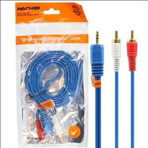 کابل 1 به 2 صدا برند MACHER با طول 150 سانتی متر