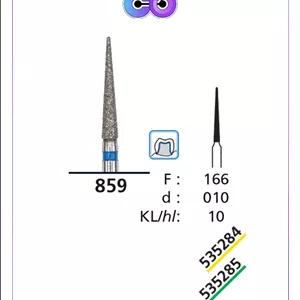 مواد و تجهیزات دندانپزشکی فرز الماسه تراش سبز کد شرکت 535285DFS کد عمومی 859/166/010 