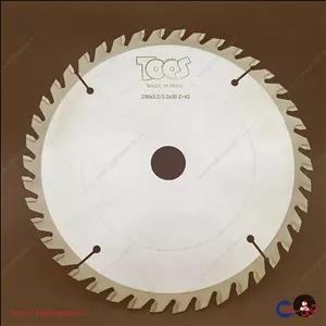 تیغ‌اره  الماسه چوب‌بری برند توس (z=42) 250×3.2/2.2×30
