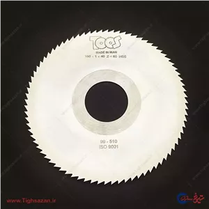 تیغ فرز اره آب صابونی برند توس  (z=80) 150×1×40