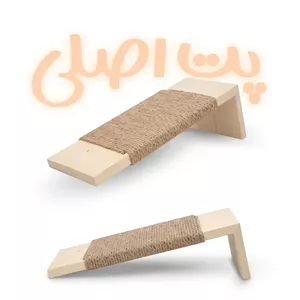 اسکرچر و پل شیب‌دار چوبی گربه مدل کنفی