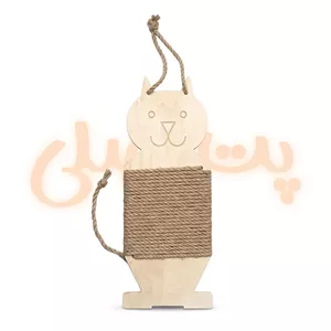 اسکرچر چوبی و دیواری گربه طرح تام