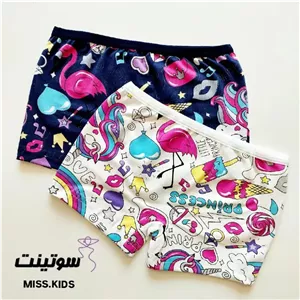 شورت دخترانه نخی پادار 823