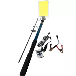 چراغ کمپینگ cob جیهام، لنسری (فیش لایت _ تلسکوپی) پایه دار برند جیهام (مدل FR-03)