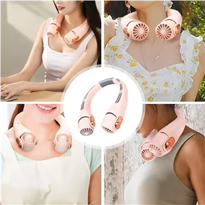 پنکه گردنی شارژی مدل HR2498 با قابلیت چرخش فن ها