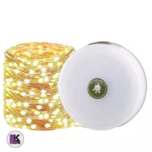 ریسه کمپینگ شارژی سولار (دارای پنل شارژ خورشیدی ) ۱۰ متری مدل YD-2326 نور زرد