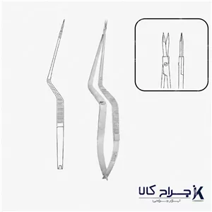قیچی عروقی بایونتی مستقیم MARK 19cm