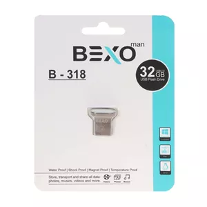 فلش مموری بکسو BEXO B318 32GB SHINY BLACK