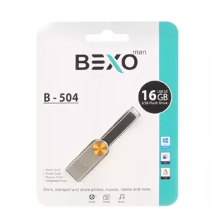 فلش مموری بکسو BEXO B504 16GB SHINY BLACK