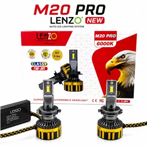 لامپ هدلایت لنزو مدل M20 pro پایه H7 اورجینال بسته 2 عددی