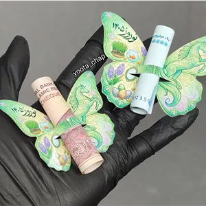 گیفت پروانه نوروزی سبز روشن (( ده سانتی سایز بزرگ))