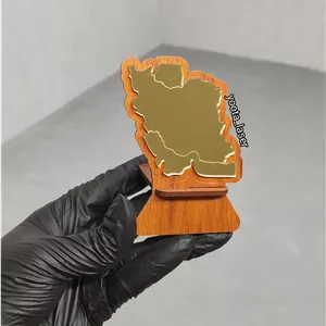 گیفت استندی ایران آینه طلائی دو لایه ( بسته ۱۰ عددی)