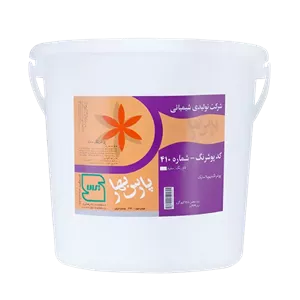 رنگ پلاستیک پارس بهار درجه 1 دبه 12 کیلویی کد 410