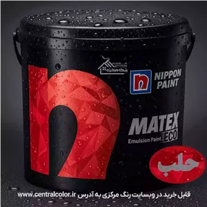رنگ نیم پلاستیک ماتکس نیپون کد 6400 وزن 25 کیلوگرم (حلب)