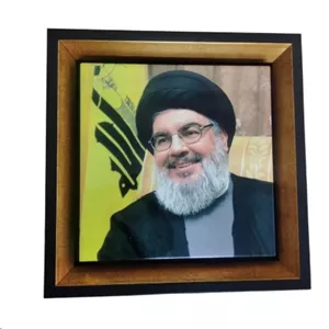 تابلو کاشی طرح شهید سید حسن نصرالله