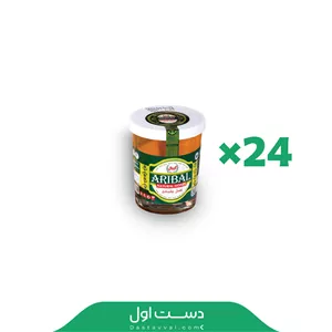 عسل آریبال مخصوص (گلس) - 24 عددی