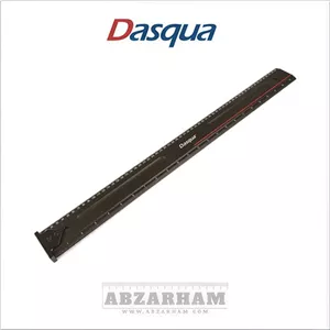 خط‌ کش فلزی مهندسی قلاب‌دار داسکوا 60 سانتی‌متر مدل 6993-1804