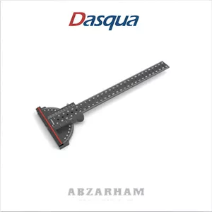 خط‌کش چندکاره چرخشی داسکوا 30 سانتی‌متر مدل 6111-1804