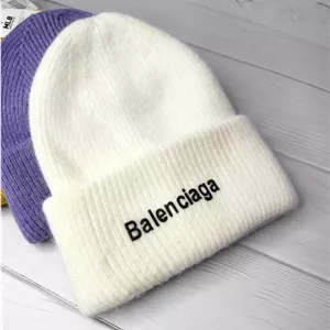 کلاه بافت زمستانی سفید Balenciaga