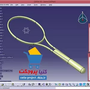 طراحی راکت تنیس