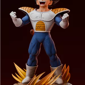 🐉 فیگور وِجیتا (Vegeta) | Dragon Ball | ارتفاع ۳۷ سانتی‌متر |  PLA