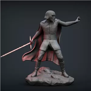 ⚔️ فیگور کایلو رن (Kylo Ren) | Star Wars | ارتفاع ۲۵ سانتی‌متر | جنس PLA