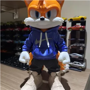 🦊 فیگور تیلز از سری سونیک (Tails – Sonic Series) | ارتفاع ۲۷ سانتی‌متر | جنس PLA