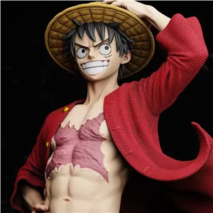 ☠️ فیگور لوفی (Luffy) – ارتفاع ۳۲ سانتی‌متر | جنس PLA  | کاپیتان افسانه‌ای دزدان دریایی کلاه‌حصیری