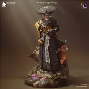 🎖️ فیگور آتسو Ghost of Yotei | ارتفاع 30 سانتی‌متر | جنس PLA