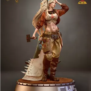 🔨🔥 فیگور جما (Gemma) مانستر هانتر | ارتفاع ۳۵ سانتی‌متر | جنس PLA