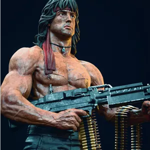 🎖️🔥 فیگور رمبو (Rambo) | جان رمبو افسانه‌ای سینما | جنس PLA