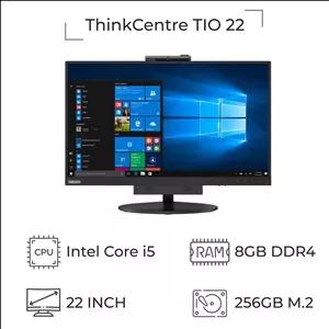 آل این وان Lenovo TIO22 با پردازنده i5 نسل 8، رم 8 گیگ DDR4، حافظه 256 گیگ SSD، گرافیک 2 گیگ GT730 و صفحه نمایش 22 اینچ FHD Frameless