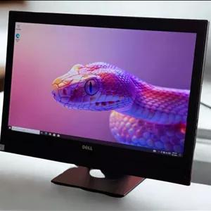 آل این وان Dell 7450 با پردازنده i7-7700، رم 16 گیگ، حافظه 256 گیگ SSD NVME M2، گرافیک 2 گیگ AMD و صفحه نمایش 24 اینچ FHD IPS