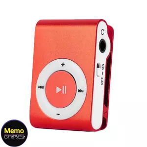 پخش کننده موسیقی mp3 قرمز