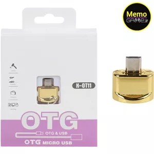مبدل OTG microUSB به USB کلومن KOLUMANمدل K-OT11
