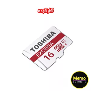 کارت حافظه 16 گیگ UHS-l U1 کلاس 10 توشیبا  MicroSDHC  Toshiba سرعت 48mb (استوک)