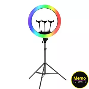 رینگ لایت RGB مدل MJ56 سایز 22 اینچ اورجینال شرکتی