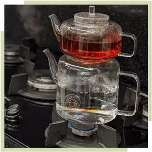 کتری قوری پیرکس ۲ لیتری ناتالی