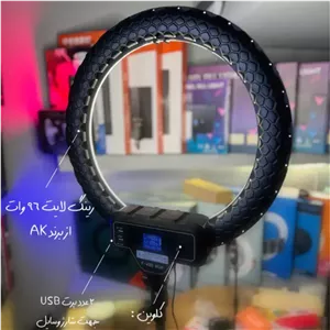 رینگ لایت حرفه ای توان 95 وات مدل LED Ring light F-480