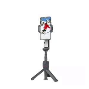 گیمبال و استبلایزر موبایل پرودو مدل Porodo 2-Axis Gimbal Stabilizer PD-ASGMRC دارای سه پایه رومیزی و چراغ 