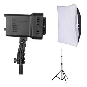 ویدیو لایت LED برند AK مدل AK JSL2001 Video Light LED همراه سافت باکس و پایه