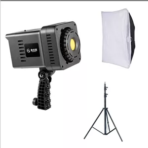 ویدیو لایت COB برند AK مدل AK JSL2001 Video Light COB همراه سافت باکس و پایه