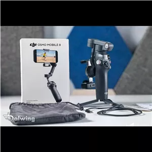 گیمبال حرفه ای موبایل مدل DJI Osmo Mobile 8 Smartphone Gimbal ( چرخش 360 درجه و قابلیت دنبال کردن سوژه auto tracking) 