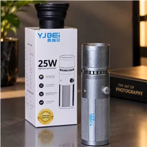 اسپات لایت وای جی بی مدل YJBEi DT25 Spotlight توان 25 وات همراه 20 گوبو متنوع ( نور قابل حمل ، انتخاب حرفه ای و خلاقانه )