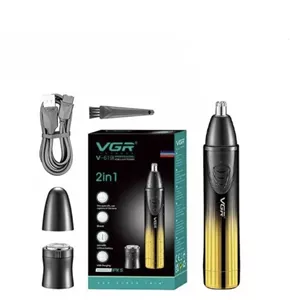 موزن گوش و بینی VGR V-619 | موزن 2 در 1تریمر صورت | IPX5