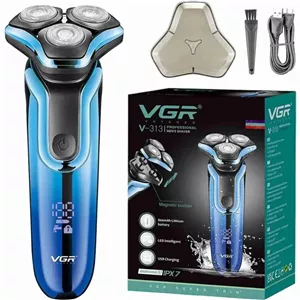 ریش تراش سه تیغ VGR V-313 | سه تیغه چرخشیضد آب IPX7
