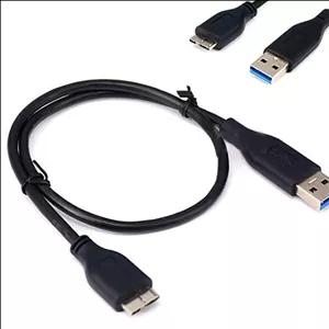 کابل هارد ضخيمUSB3.0 باکيفيت پک نايلوني(40CM)