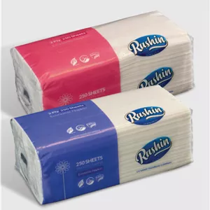 دستمال کاغذی اقتصادی 500 برگ 4 عددی