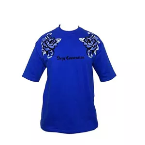 تیشرت گل رز آبی کد 2174